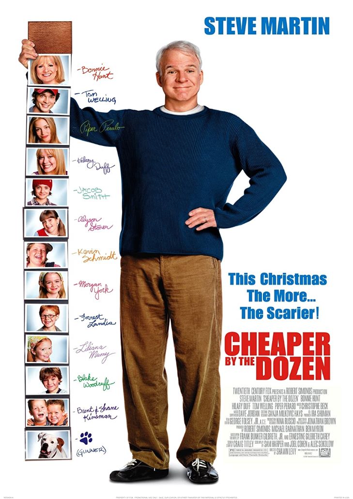 Cheaper by the Dozen 2003 ครอบครัวเหมายกโหลถูกกว่า ภาค 1